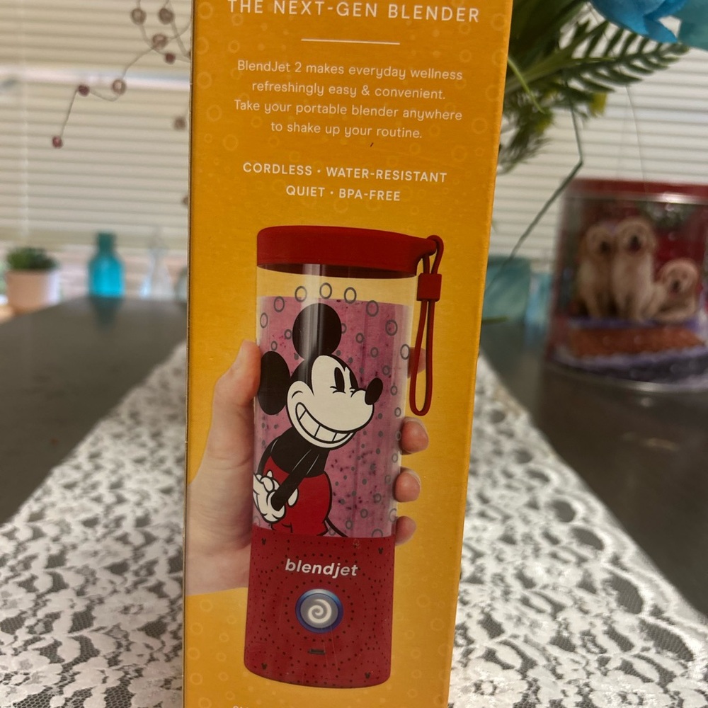 BlendJet Red Mickey Mouse Portable Blender - Picture 2 of 3